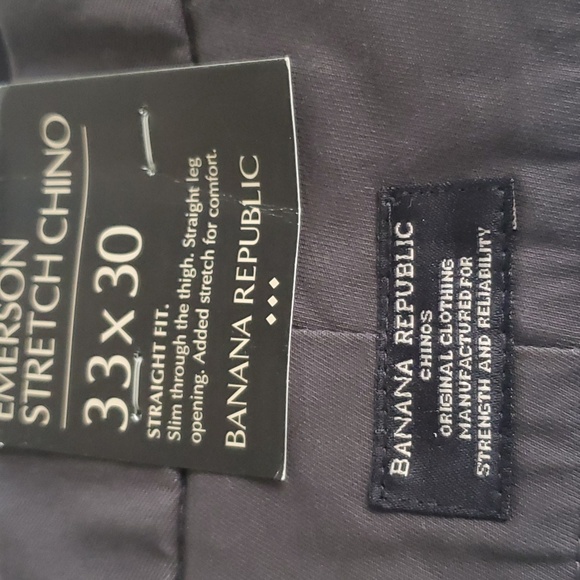 Emerson Stretch Chino Straight Fit Pants NWT - Picture 5 of 6